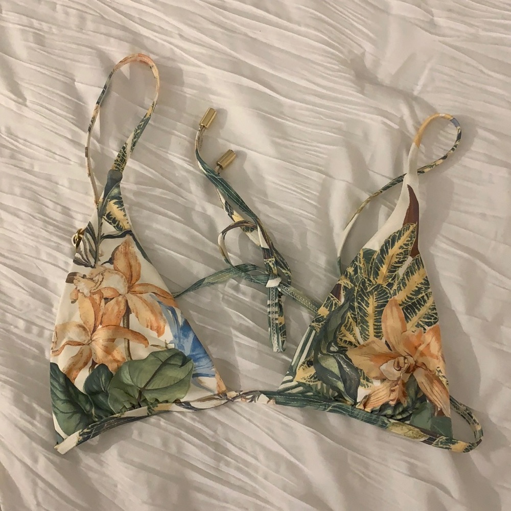 NEW Monday Swimwear Barbados top Amazonia print